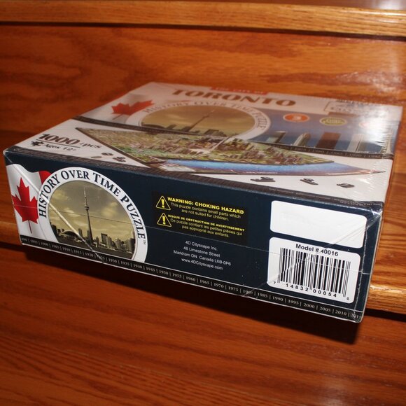 3/$77❤️new THE CITY OF TORONTO History Over Time 1000+ pcs puzzle 4D Cityscape - Picture 5 of 6